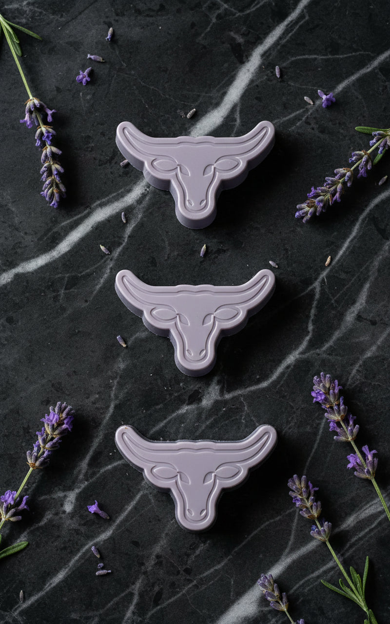 Texas Hill Country Lavender Longhorns