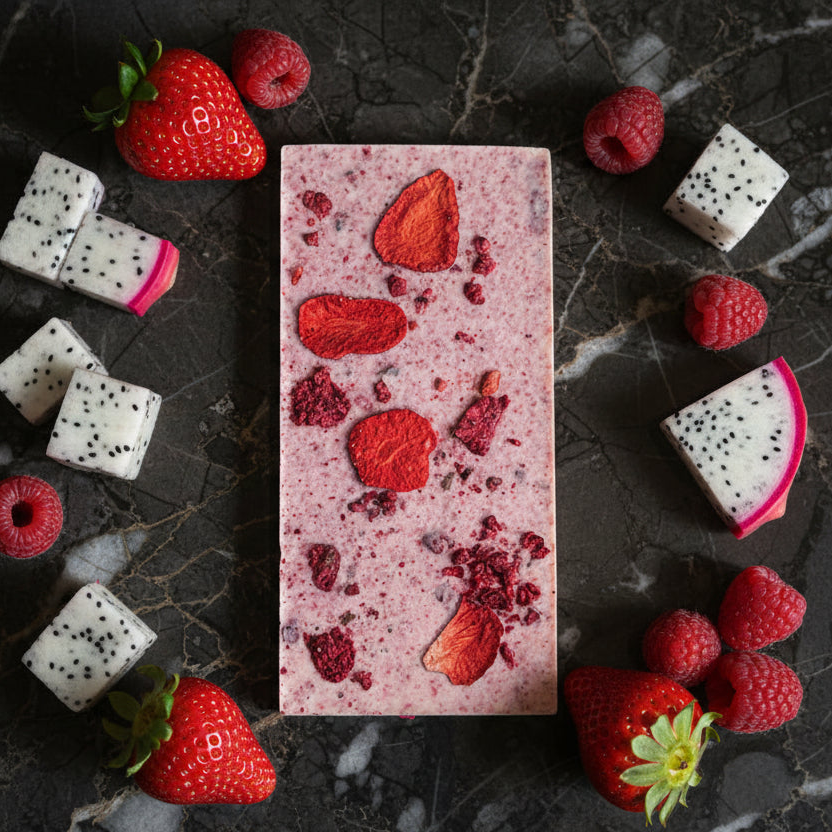 Red Berries White Chocolate Bar