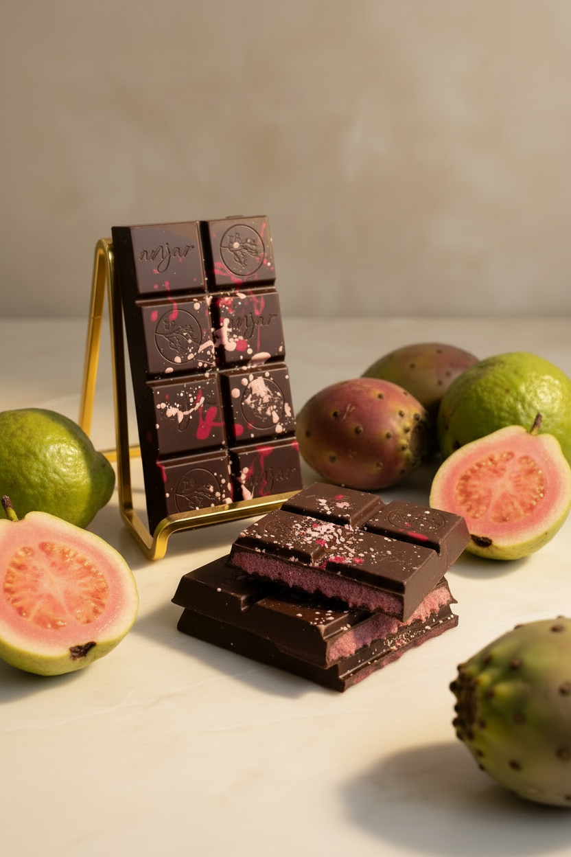 Guava Prickly Pear Dark Chocolate Bar
