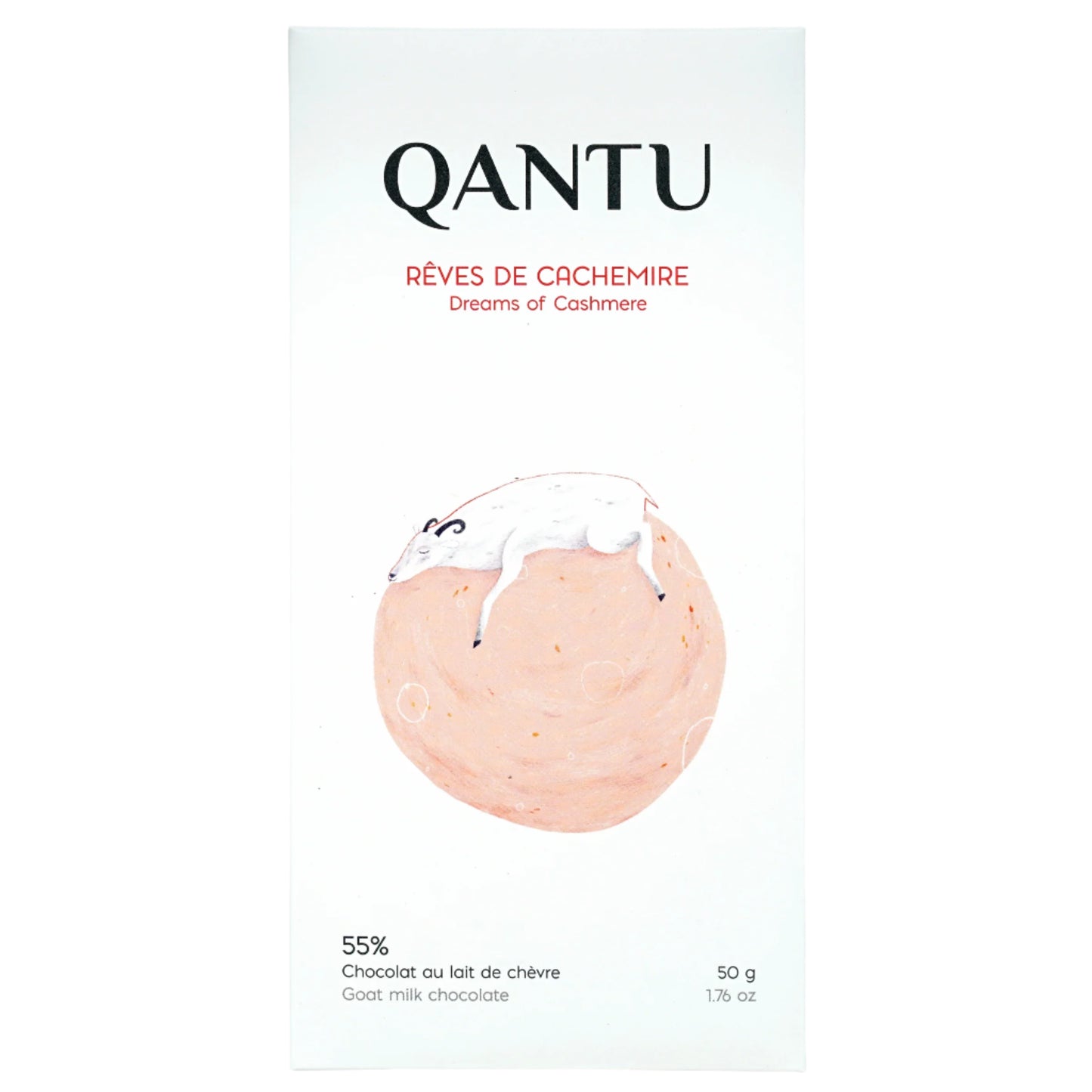 Qantu Goat Milk, Dreams of Cashmere 55%, 50g
