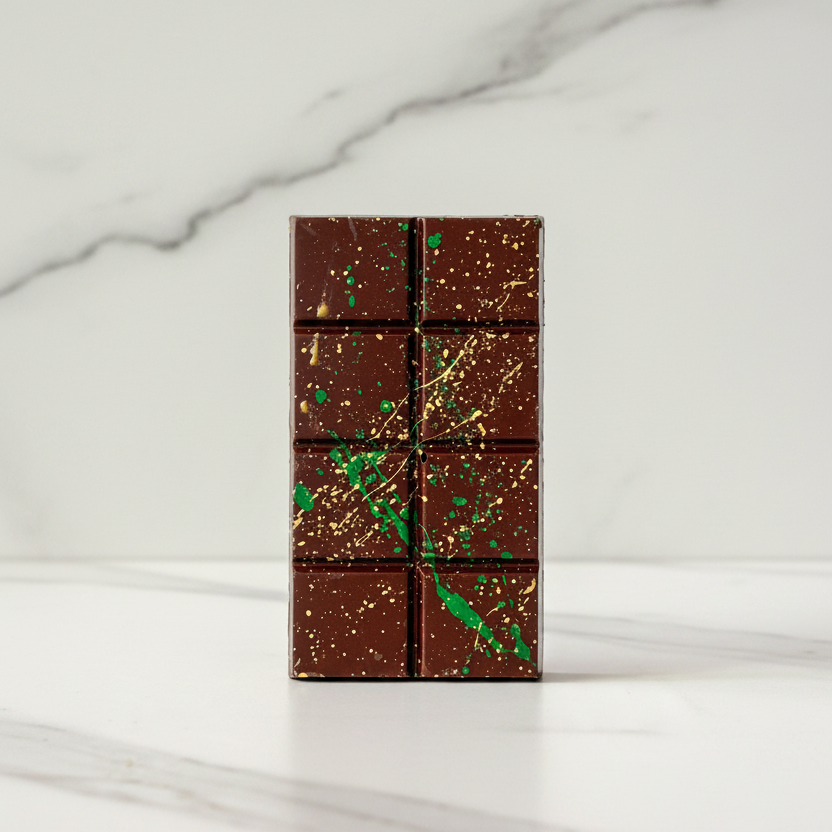 Anjar Dubai Pistachio Filled Milk Chocolate Bar